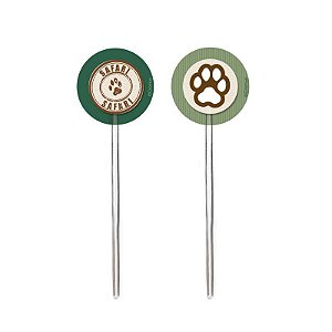 Pick Decorativo Festa Safari - 10cm - Cromus - 12 Un - Rizzo