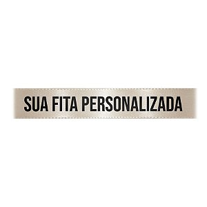 Fita de Cetim Personalizada CFS005 - 22mm X 45metros - Champagne 311 - 01 Unidade - Progresso - Rizzo Personalize