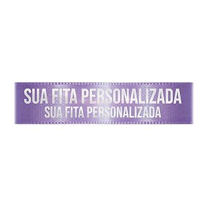 Fita de Cetim Personalizada CFS007 - 30mm X 45metros - Lilás 245 - 01 Unidade - Progresso - Rizzo Personalize