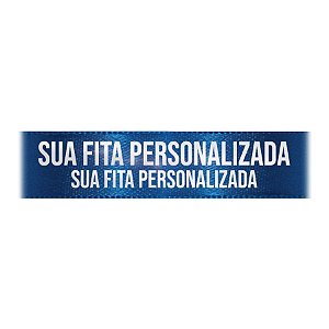 Fita de Cetim Personalizada CFS007 - 30mm X 45metros - Azul Royal 214 - 01 Unidade - Progresso - Rizzo Personalize