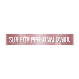Fita de Cetim Personalizada CFS005 - 22mm X 45metros - Rosa Velho 1143 - 01 Unidade - Progresso - Rizzo Personalize