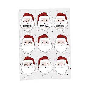 Cartela Adesiva - Noelito P - 18 unidades - Cromus Natal - Rizzo