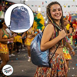 Sacolinha Prata - Festa Carnaval - 01 Unidade - Cromus - Rizzo