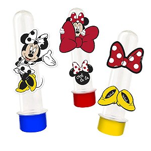 Mini Personagens Decorativo Festa Minnie Mouse 50 Unidades Regina