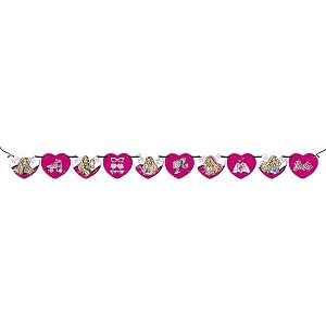 Faixa Decorativa Festa Barbie - 1 Unidade - Festcolor - Rizzo