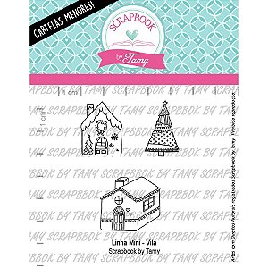 Cartela de Carimbos Mini - Vila - Scrapbook by Tamy Cod 71000058 - 01 Unidade - Rizzo