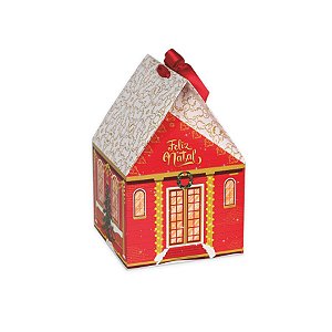 Caixa Casa Mágica com Alça 01 Unidade Decora Doces Rizzo Balões