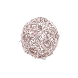 Bola Rattan Nude 15cm - 1 Unidade - Cromus - Rizzo Balões