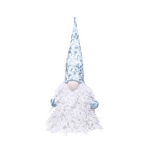 Kringle Folhas Azul e Branco Grande Natal - 1 Unidade - Cromus - Rizzo Balões