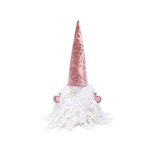 Kringle Folhas Rosa e Branco Grande Natal - 1 Unidade - Cromus - Rizzo Balões