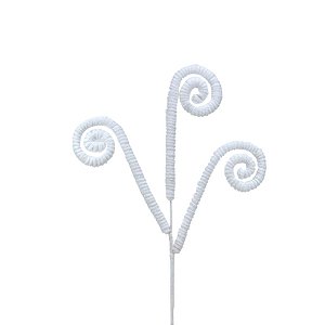 Pick Decorativo - 3 Candy Canes Branco - 1 Unidade - Cromus - Rizzo