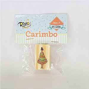 Carimbo Artesanal de Madeira - Confeiteira - P - 1 UN - Rizzo