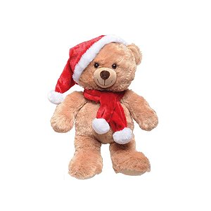 Urso Vermelho 40cm - 01 unidade Cromus Natal - Rizzo
