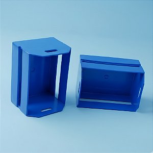 Mini Caixote - Azul Marinho - 12x7cm - 1 UN - Rizzo