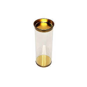 Pote Redondo - Dourado - Com Tampa - Alta - 6 Uni - ArtLille