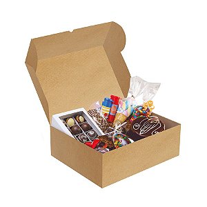 Cesta na Caixa Lisa Kraft - 01 unidade - Cromus - Rizzo