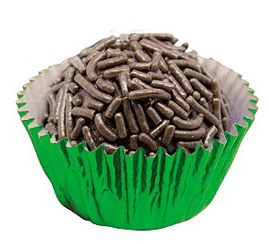 Forminha para Doces - Verde Metal - N°04 - Cod 3091 - 50 UN - Mago