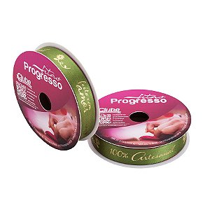 Fita Decorativa - 100% Artesanal Feito com Amor - Cor 416 - 10mx15mm - 1 UN - Progresso