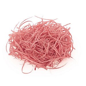 Palha Fina de Madeira Rosa - 01 pacote 50g - Cromus Páscoa -