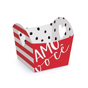 Cestinha Kraft Tanto Amor - 10 Unidades - Cromus Páscoa - Rizzo