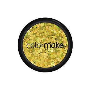 Glitter Shine Coracao Ouro 2g - 1 unidade - ColorMake - Rizzo Balões