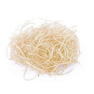 Palha Fina de Madeira Natural 50 g - 1 unidade - Cromus -