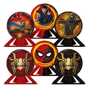 Decoracao De Mesa Homem Aranha 3 06 Unidades - Regina - Rizzo
