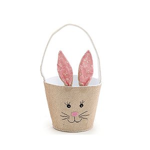 Cesta com Orelha Rosa - 01 Unidade - Cromus - Rizzo