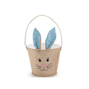 Cesta com Orelha Azul - 01 Unidade - Cromus -