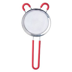 Peneira de Aço Inóx e Silicone Pequena - 1 unidade - Clink - Rizzo