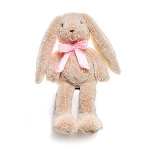 Coelho Pelúcia de Páscoa Rosa Tamanho M - 1 unidade - Cromus -