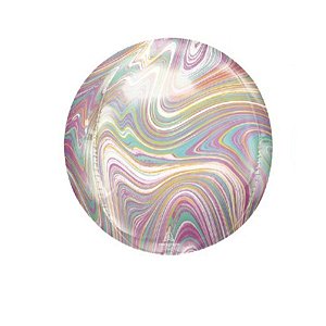 Balão Metalizado Pastel - 15'' x 16'' (38cm x 40cm) - 1 unidade - Cromus - Rizzo Balões