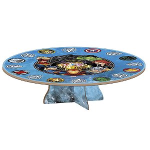 Suporte Para Bolo MDF Avengers - 1 Unidade - Festcolor - Rizzo.