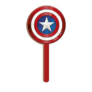 Pick Decorativo MDF Capitão América Avengers - 1 Unidade - Festcolor - Rizzo