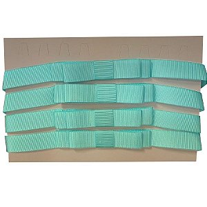 Laço Chanel Duplo Azul - 4 Unidades - 60cm - Fitas Progresso - Rizzo