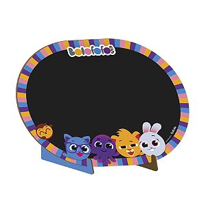 Lousa MDF Decorada G Bolofofos - 1 unidade - Festcolor - Rizzo.