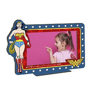 Porta Foto MDF Mulher Maravilha - 1 Unidade - Festcolor - Rizzo