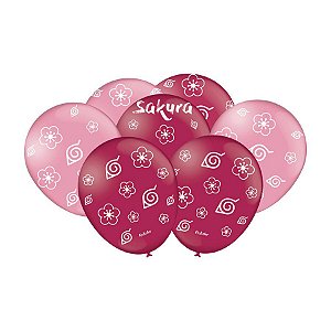 Balão Especial 9'' Sakura - 25 Unidades - Festcolor -  Rizzo Balões