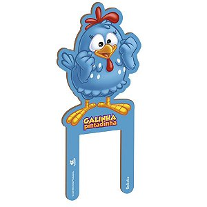 Topo Para Bolo MDF Galinha Pintadinha - 1 Unidade - Festcolor - Rizzo