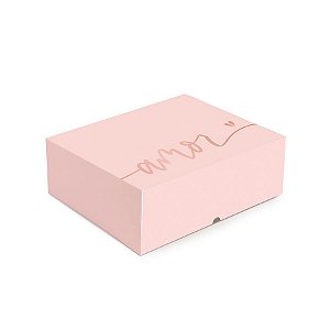 Cesta na Caixa Romântico Rose Gold - 1 unidade - Cromus - Rizzo