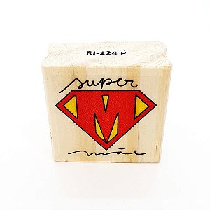 Carimbo "Super Mãe" - RI124P - 1 unidade - Rizzo