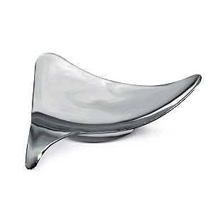 Mini Cumbuca Triangular Descartável de Luxo Prata - 24 unidades - Rizzo