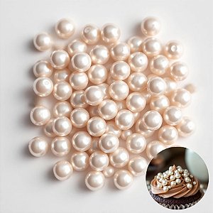 Mini Confeito - Pérolas Branca G - 60 gramas - Abelha Confeiteira - Rizzo