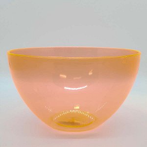 Tigela Bowl Laranja Transparente 900 ml - 1 Unidade - Agraplast - Rizzo