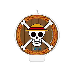 Vela Decorativa Temática Festa One Piece - 1 unidade - Festcolor - Rizzo