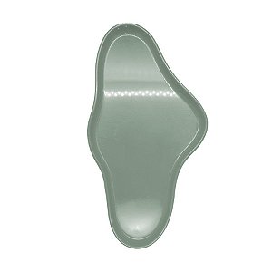Bandeja Orgânica  - 25x13,5 cm -   Cinza - 1 unidade - Só Boleiras - Rizzo
