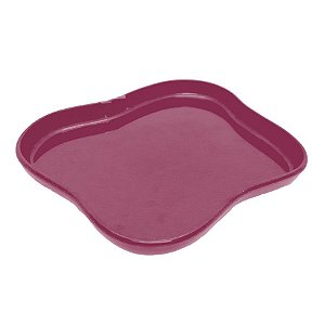 Bandeja Orgânica - 18x14,5 cm - Fúcsia - 1 unidade - Só Boleiras - Rizzo