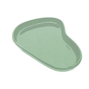 Bandeja Orgânica  - 17x11 cm -  Verde Menta - 1 unidade - Só Boleiras - Rizzo