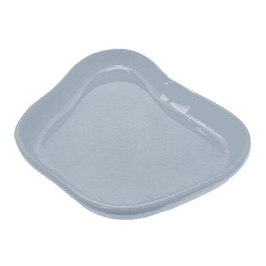 Bandeja Orgânica  - 13x10cm -  Azul Claro Candy - 1 unidade - Só Boleiras - Rizzo