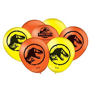 Balão IMP. Especial - Festa Jurassic World 3   - 25 unidades - Festcolor - Rizzo Balões